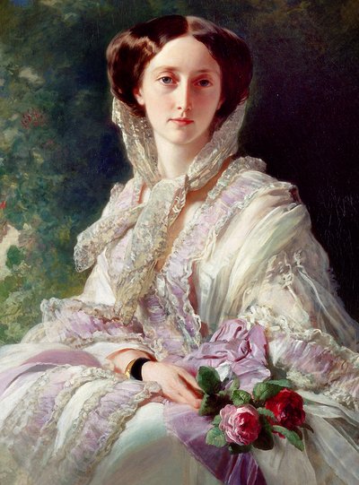 Retrato de la Princesa Heredera Olga de Wurtemberg de Franz Xaver Winterhalter